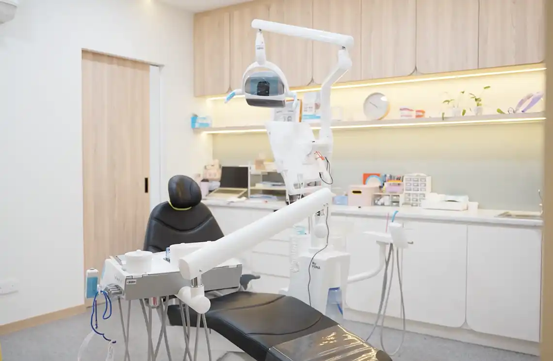 View of the interior of one of the clinics.